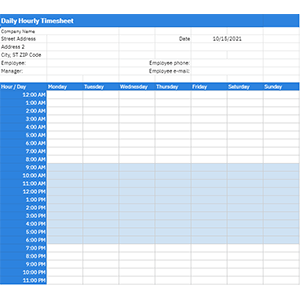 Time Card&Timesheet calculator | PlanArty